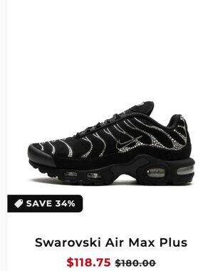 BRAND NEW Swarovski NIKE sneakers!!!!